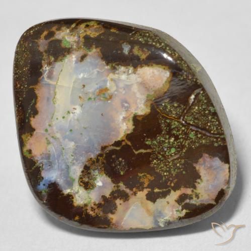 Opala de Pedra Multicolorido Natural 10.68ct, Chique, Opaco