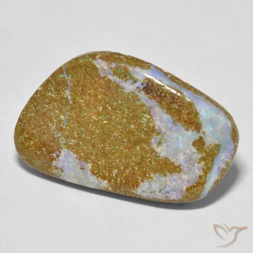 Opala de Pedra Multicolorido Natural 10.71ct, Chique, Opaco