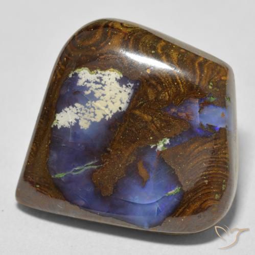 Opala de Pedra Multicolorido Natural 21.28ct, Chique, Opaco