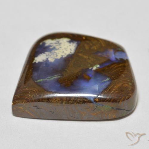 Opala de Pedra Multicolorido Natural 21.28ct, Chique, Opaco