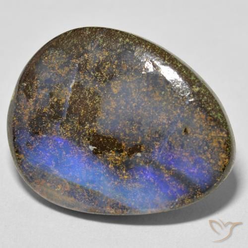 Opala de Pedra Multicolorido Natural 21.73ct, Chique, Opaco