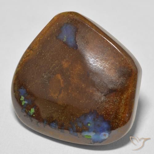 Opala de Pedra Multicolorido Natural 21.08ct, Chique, Opaco