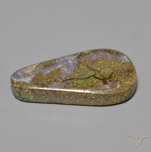 Opala de Pedra Multicolorido Natural 10.92ct, Chique, Opaco
