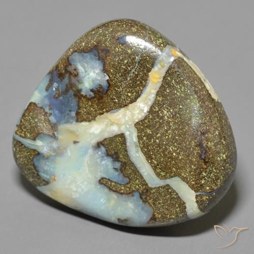 Opala de Pedra Multicolorido Natural 27.89ct, Chique, Opaco