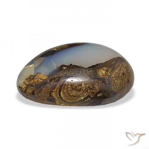 Opala de Pedra Multicolorido Natural 17.39ct, Chique, Translúcido