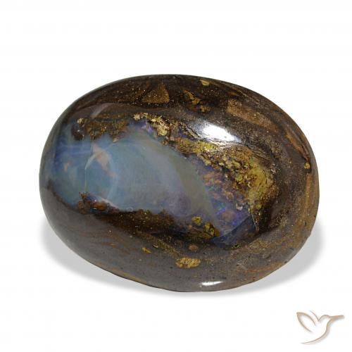 Opala de Pedra Multicolorido Natural 22.64ct, oval, Opaco