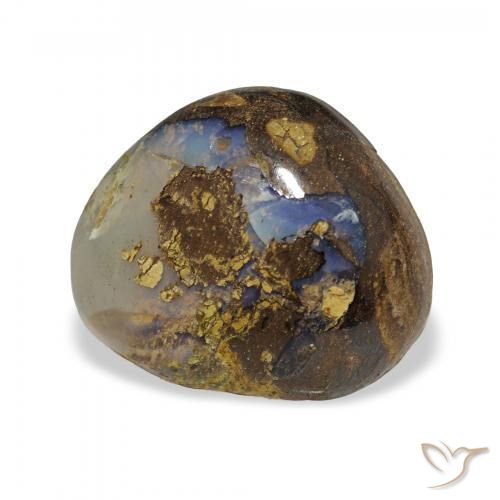 Opala de Pedra Multicolorido Natural 9.91ct, Chique, Opaco