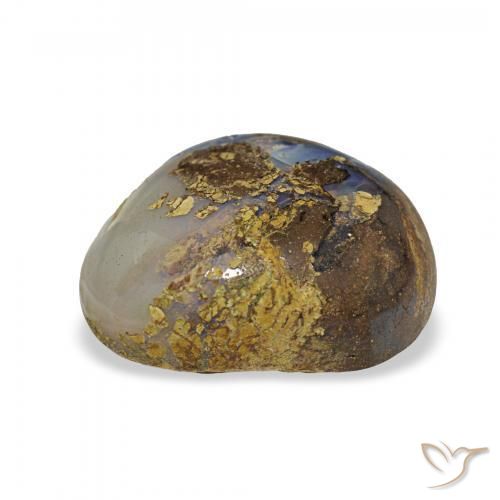 Opala de Pedra Multicolorido Natural 9.91ct, Chique, Opaco