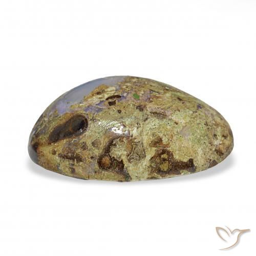 Opala de Pedra Multicolorido Natural 10.20ct, Chique, Opaco