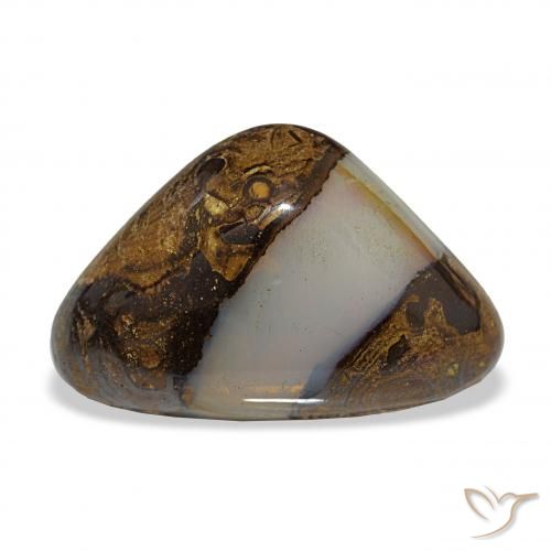 16.35ct Multicolorido Opala de Pedra, Trilhão, Translúcido