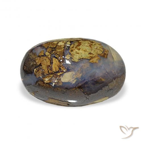 5.70ct Multicolorido Opala de Pedra, oval, Opaco