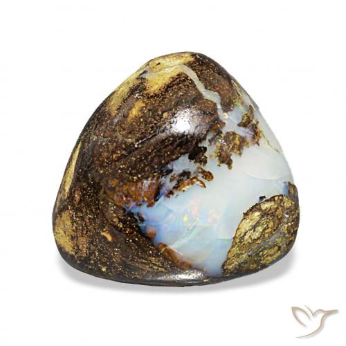 9.69ct Multicolorido Opala de Pedra, Trilhão, Opaco