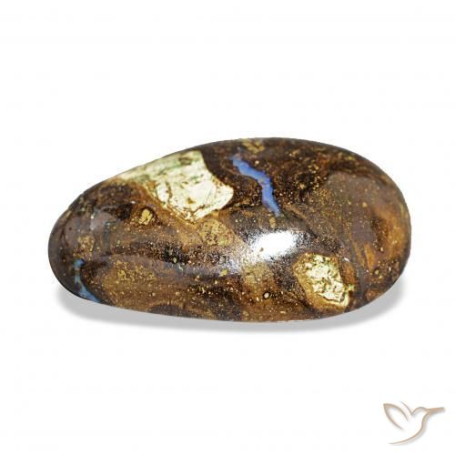 Opala de Pedra Multicolorido Natural 8.33ct, Chique, Opaco