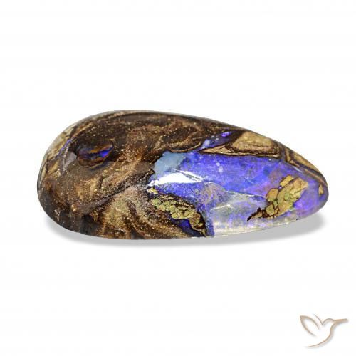 Opala de Pedra Multicolorido Natural 5.27ct, Chique, Opaco