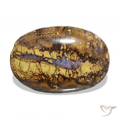 17.98ct Multicolorido Opala de Pedra, oval, Opaco