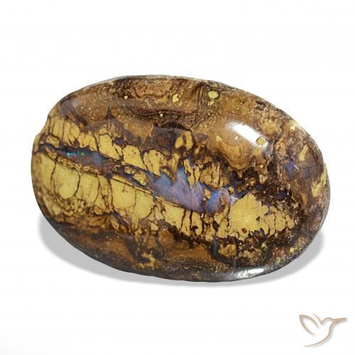 Opala de Pedra Multicolorido Natural 17.98ct, oval, Opaco