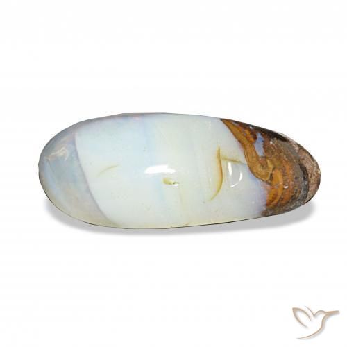 Opala de Pedra Multicolorido Natural 5.79ct, Chique, Opaco