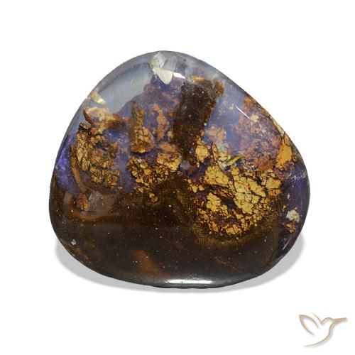 Opala de Pedra Multicolorido Natural 3.70ct, Chique, Opaco