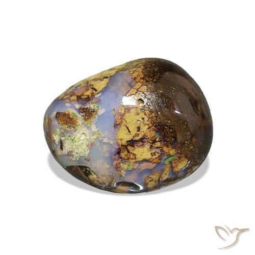 Opala de Pedra Multicolorido Natural 2.03ct, Chique, Opaco