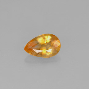calcita Laranja Natural 0.52ct, Formato de pêra, VS