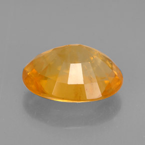 Calcita laranja natural 3,73ct, corte oval, VS-SI