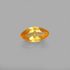 Calcita laranja natural 0,60ct, marquise, VVS-VS