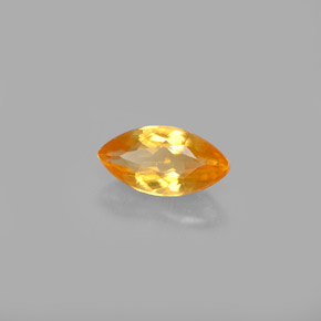 Calcita laranja natural 0,60ct, marquise, VVS-VS