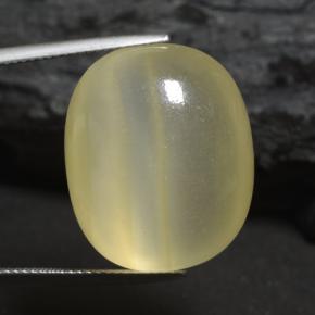 calcita Creme Natural 43.30ct, Almofada cortada, Translúcido