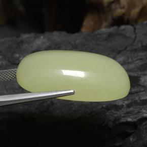 calcita Luz amarela Natural 50.49ct, Almofada cortada, Translúcido