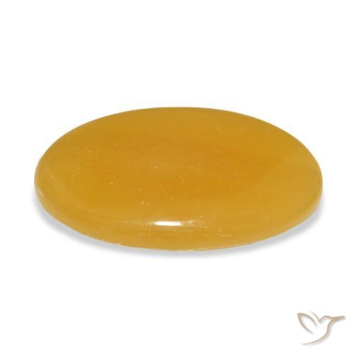 Calcita Dourado-Laranja Natural 32.11ct, oval, Translúcido