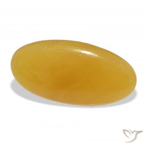 Calcita Dourado-Laranja Natural 39.08ct, oval, Translúcido