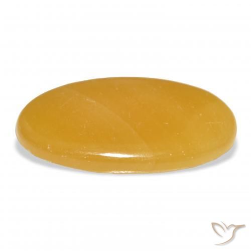 Calcita Dourado-Laranja Natural 39.54ct, oval, Translúcido