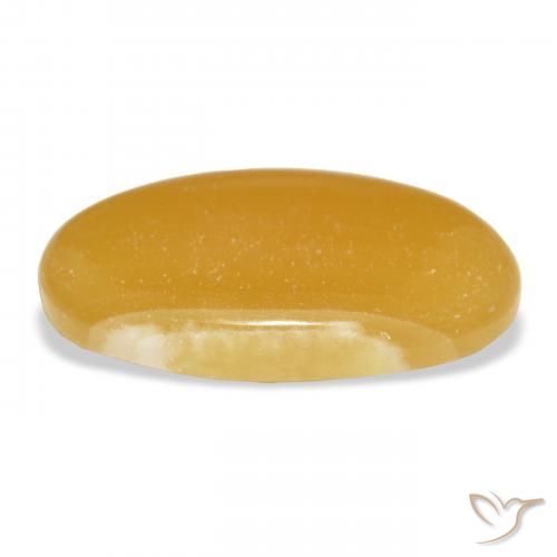 Calcita Dourado-Laranja Natural 29.14ct, oval, Translúcido
