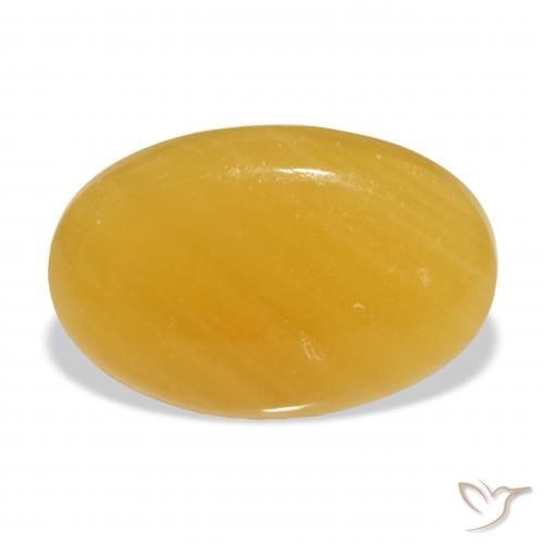 29.48ct Natural Dourado-Laranja Calcita, oval, Translúcido, Photo A
