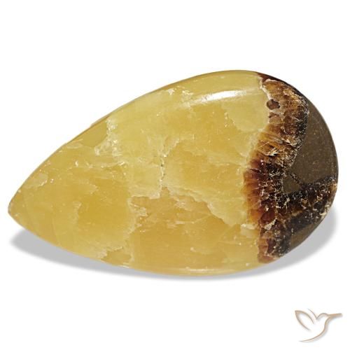 83.52ct multicolorido calcita, formato de pêra, opaco