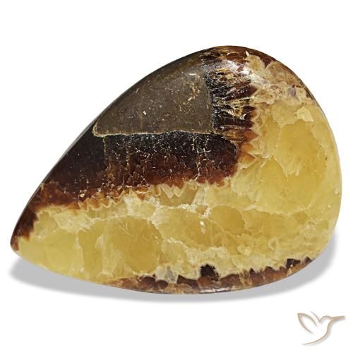 49.78ct multicolorido calcita, formato de pêra, opaco