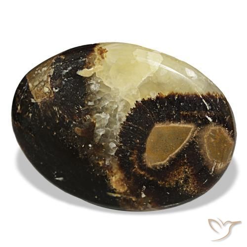 Calcita multicolorido natural 103,06ct, corte oval, opaco
