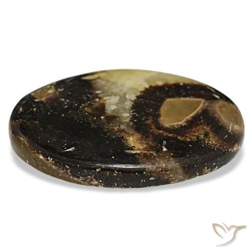 Calcita multicolorido natural 103,06ct, corte oval, opaco