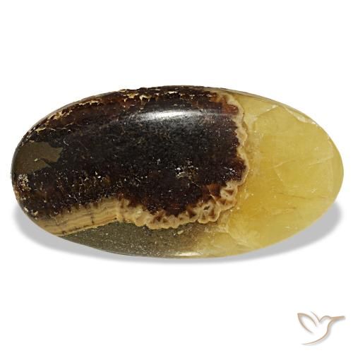 Calcita multicolorido natural 48,01ct, corte oval, opaco