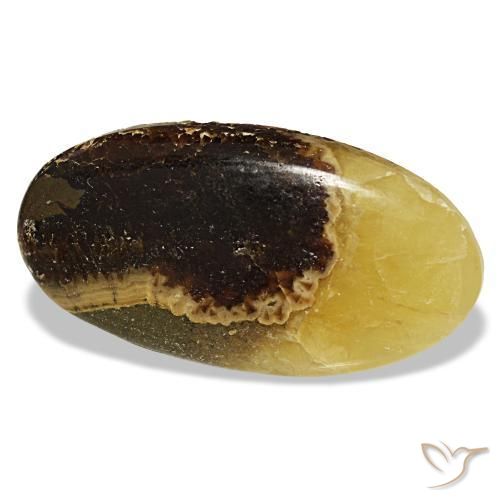 Calcita multicolorido natural 48,01ct, corte oval, opaco