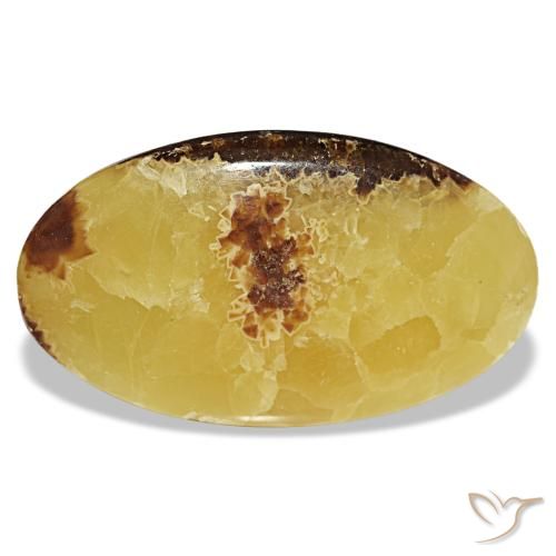 Calcita multicolorido natural 105,72ct, corte oval, opaco