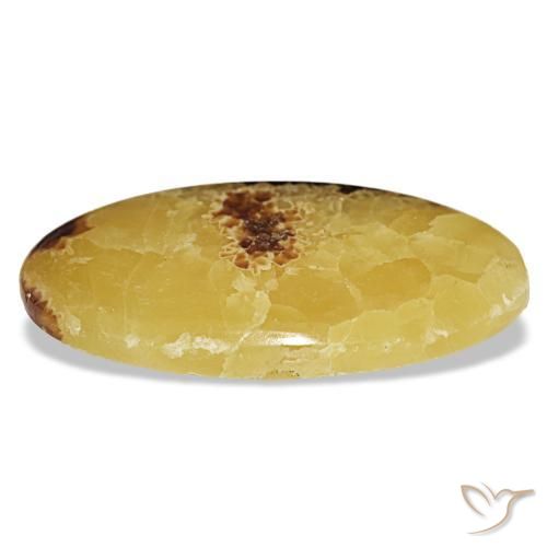 Calcita multicolorido natural 105,72ct, corte oval, opaco