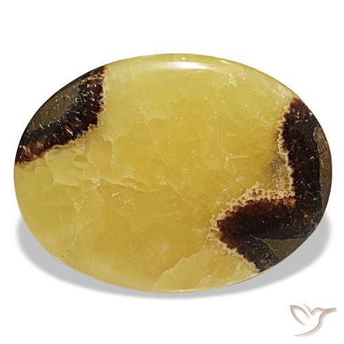 Calcita multicolorido natural 167,28ct, corte oval, opaco