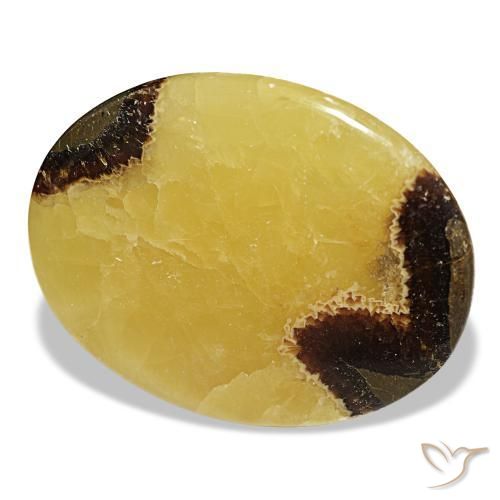 Calcita multicolorido natural 167,28ct, corte oval, opaco