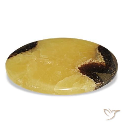 Calcita multicolorido natural 167,28ct, corte oval, opaco