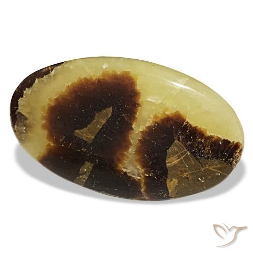 Calcita multicolorido natural 89,40ct, corte oval, opaco