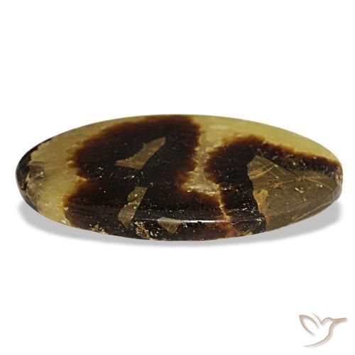 Calcita multicolorido natural 89,40ct, corte oval, opaco