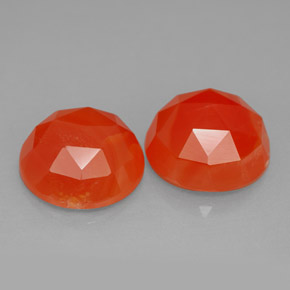 Pedras preciosas de cornalina laranja natural de  ct, transparente, transparente/translúcido