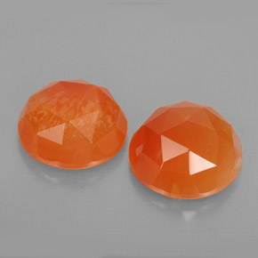 Pedras preciosas de cornalina laranja natural de  ct, transparente, transparente/translúcido