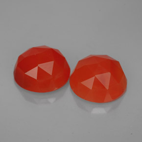 Pedras preciosas de cornalina laranja natural de  ct, transparente, transparente/translúcido